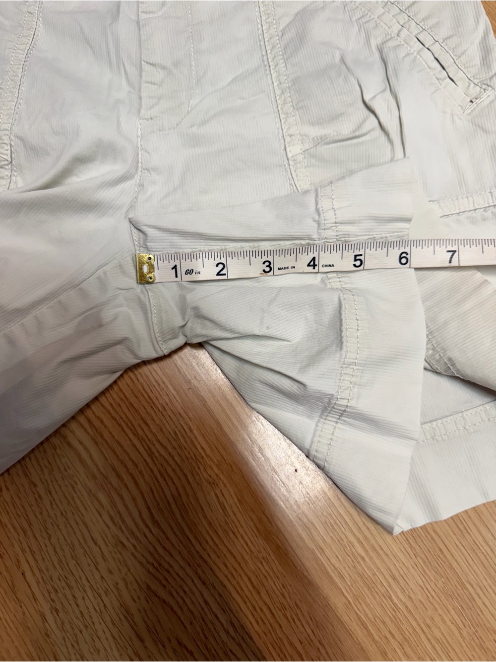 Eddie Bauer Size 2 Light Khaki Stretch Cotton Casual Hiking Utility Shorts - Picture 6 of 9